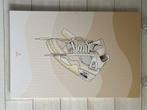 Cadre Air Jordan 4 Off White 90 x 60, Maison & Meubles, Accessoires pour la Maison | Cadres, Comme neuf, 75 cm ou plus, Enlèvement