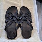 bruin lederen slippers mt 44/45 zie foto opgemeten maat zool, Kleding | Heren, Schoenen, Ophalen of Verzenden, Gedragen, Bruin