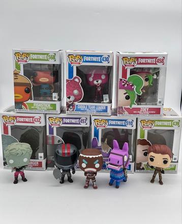 Fortnite Funko Pop set van 9 beschikbaar voor biedingen