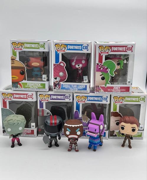 Fortnite Funko Pop set van 9, Verzamelen, Poppetjes en Figuurtjes, Gebruikt, Ophalen