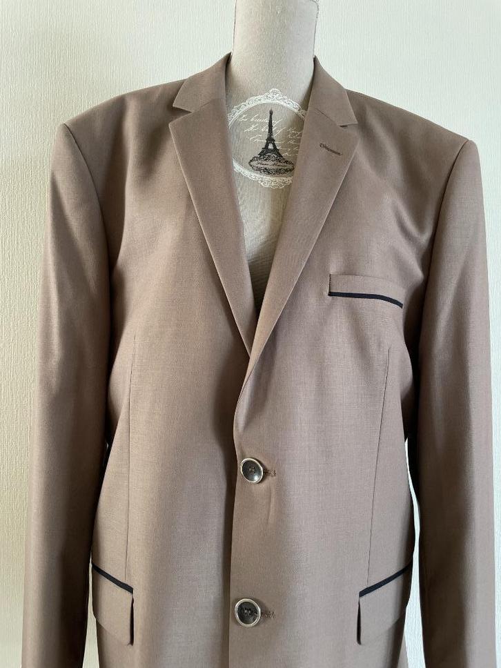 NIEUW - Jas kostuum vest heren, Kleding | Heren, Kostuums en vesten, Nieuw, Maat 56/58 (XL), Bruin, Verzenden