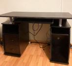 Zwarte bureau, Huis en Inrichting, Bureaus, Ophalen, Zo goed als nieuw, Bureau