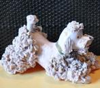 caniche faience spagetti vintage circa 50, Antiquités & Art, Enlèvement ou Envoi