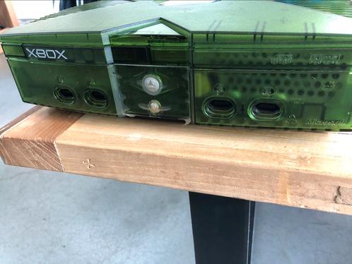 X-Box limited edition, Games en Spelcomputers, Spelcomputers | Xbox Original, Zo goed als nieuw, Met 2 controllers, Ophalen of Verzenden