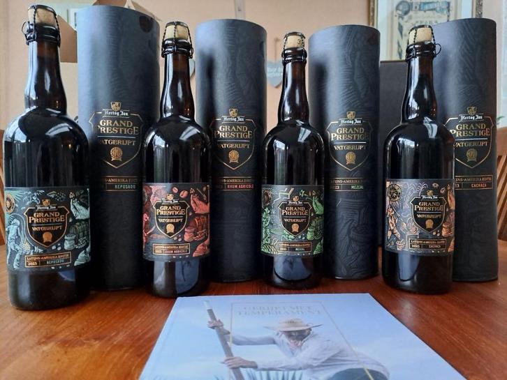 Hertog Jan vatgerijpt 2023 compleet, Verzamelen, Biermerken, Nieuw, Flesje(s), Hertog Jan, Ophalen of Verzenden