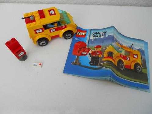 LEGO SYSTEM city live 7731 de postbode en het busje, Kinderen en Baby's, Speelgoed | Duplo en Lego, Zo goed als nieuw, Lego, Complete set
