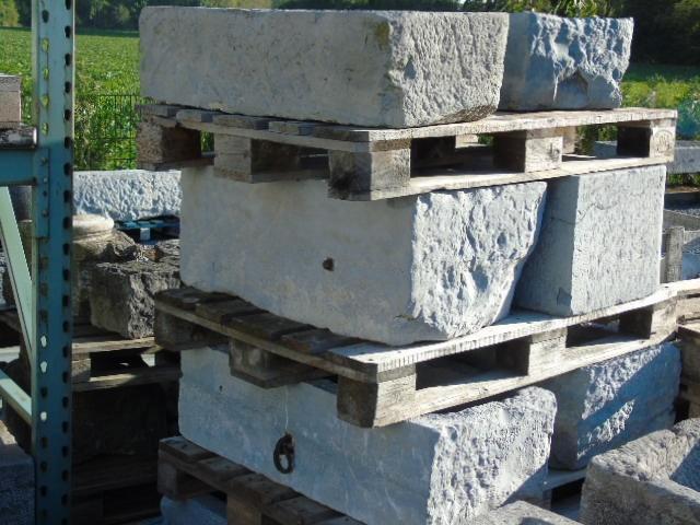 bak en bak, wasbak in blauwe steen, plantenbak, zie foto's, Tuin en Terras, Bloembakken en Plantenbakken, Gebruikt, Steen, Binnen