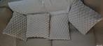 4 beige kussens, Ophalen of Verzenden, Nieuw, Beige