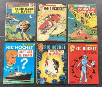 Ric Hochet - 6 bandes dessinées - couverture rigide