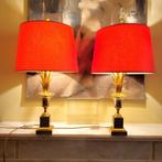 ✔️ Paar Boulanger Palmboomlampen 70s', Verzenden, Zo goed als nieuw, „Hollywood Regency”, 75 cm of meer