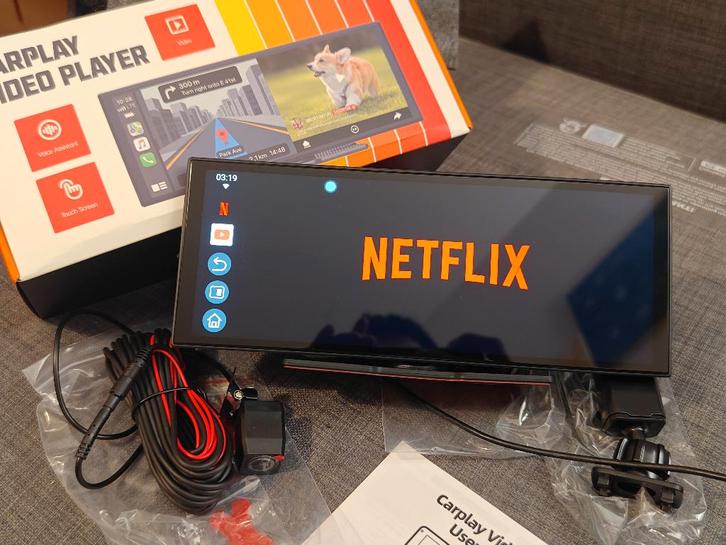 via Écran 10,25'' CarPlay/Android Auto, vidéo, cam., Autos : Divers, Navigation de voiture, Neuf, Enlèvement ou Envoi