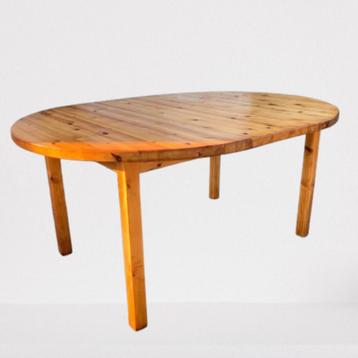 Uitschuifbare dennenhouten tafel beschikbaar voor biedingen