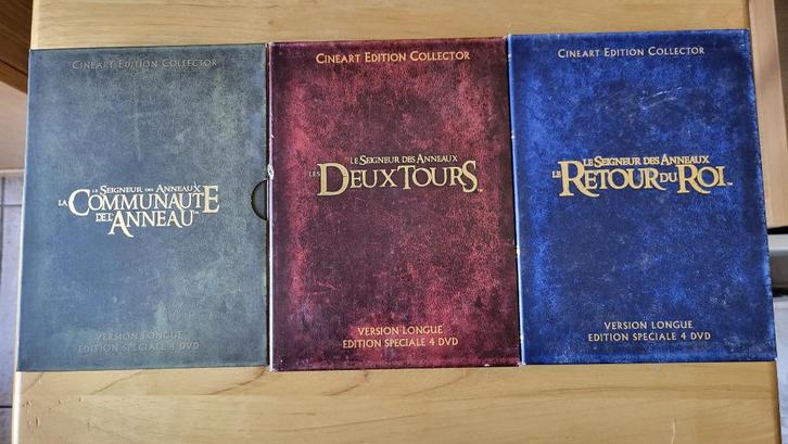 Intégrale DVD Le Seigneur des Anneaux Versions Longues, CD & DVD, DVD | Science-Fiction & Fantasy, Utilisé, Fantasy, Coffret, À partir de 12 ans