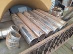 Cheminée inox, Ophalen, Zo goed als nieuw, Inox