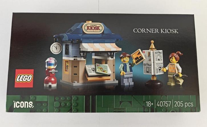 Lego Icons 40757 Corner Kiosk set nieuw in doos, Kinderen en Baby's, Speelgoed | Duplo en Lego, Nieuw, Lego, Complete set, Ophalen of Verzenden