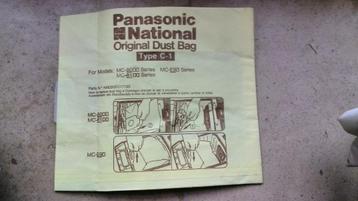 Stofzuigerzakken Panasonic MC-80 MC-81 en MC-E90 series beschikbaar voor biedingen