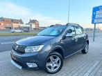 Dacia Sandero Stepway Automaat 2018 075000km 0.9tce Navi Pdc, Autos, Argent ou Gris, Achat, 898 cm³, Euro 6
