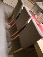 LOT DE 6 BELLES CHAISES EN TISSU LAVABLE, Maison & Meubles, Chaises, Comme neuf, Enlèvement, Tissus, Cinq, Six Chaises ou plus