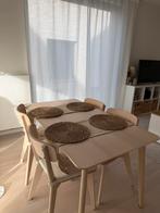 Tafel + 4 stoelen Lisabo IKEA, Enlèvement, Comme neuf