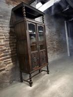 vintage kast / vitrinekast / barkast, Antiek en Kunst, Ophalen of Verzenden