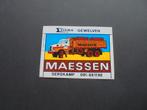 Sticker Sigma gewelven Maessen Serskamp, Verzenden, Nieuw, Bedrijf of Vereniging