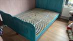 antiek bed ik landelijk sfeer, Huis en Inrichting, Slaapkamer | Bedden, Gebruikt, Blauw, Landelijd, Tweepersoons