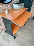 Modern computertafeltje/bijzettafel op wieltjes, Ophalen, Met wielen, Zo goed als nieuw, Bureau