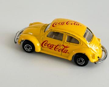 Modelauto gele VW 1300/Coca-cola beschikbaar voor biedingen