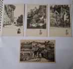 lot de 4 anciennes cartes postales Autriche (Salzbourg), Bâtiment, Non affranchie, Enlèvement ou Envoi, 1960 à 1980