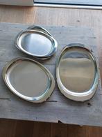 4 inox ALESSI-schalen 18/10, Ophalen, Overige materialen, Schaal, Zo goed als nieuw