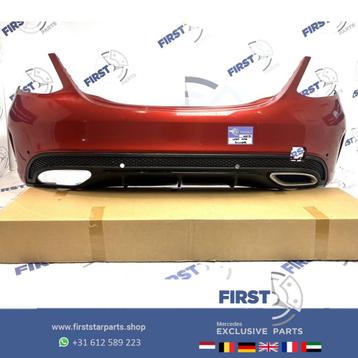 W205 AMG ACHTERBUMPER COMPLEET ORIGINEEL Mercedes C Klasse 2 beschikbaar voor biedingen