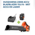 Husqvarna 230iB bladblazer: compleet pakket! 135€ ipv 358€, Tuin en Terras, Ophalen, Husqavarna, Zo goed als nieuw, Accu
