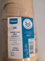 Bio deksels soepbekers 97 mm – 225 stuks, Ophalen, Nieuw