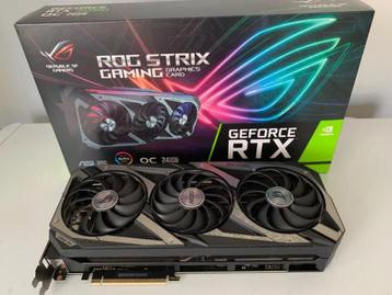 Carte graphique ASUS ROG Strix RTX 3090 OC 24 Go GDDR6X, Informatique & Logiciels, Enlèvement ou Envoi, PCI-Express 4, Utilisé