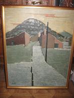 Peinture sur toile de Franz Servais - Pays de Charleroi, Antiquités & Art, Enlèvement