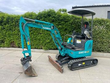 Sunward SWE18UF 1.8 ton minigraver, Enlèvement ou Envoi