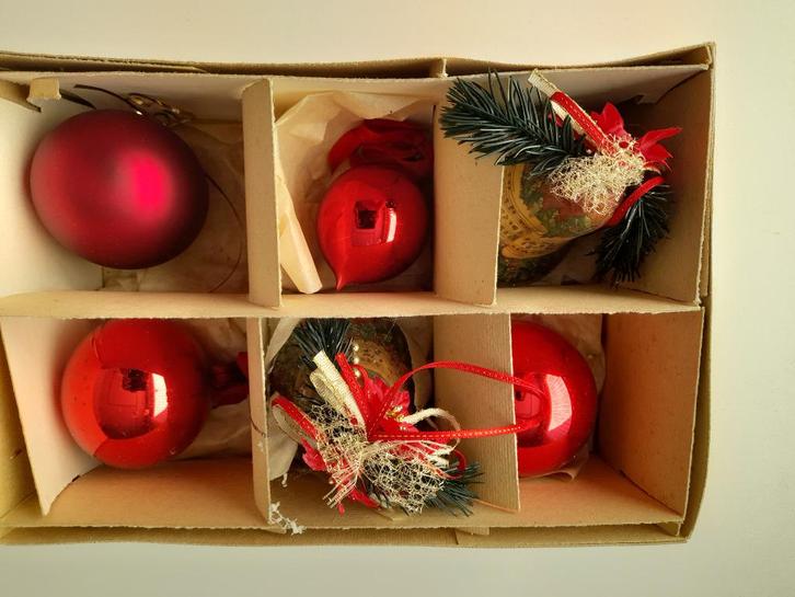 Kerstdecoratie – kleur: rood, Diversen, Kerst, Zo goed als nieuw, Ophalen of Verzenden