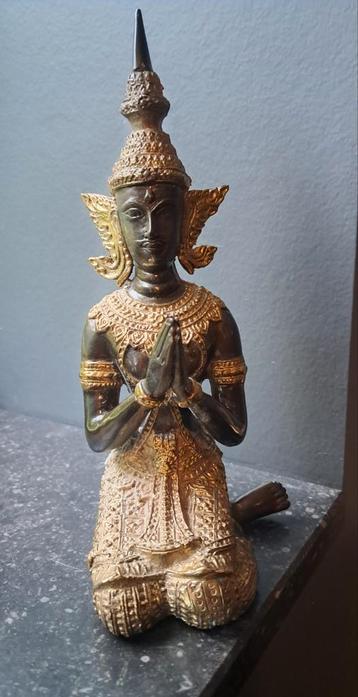 Boedistische tempelwachter, brons