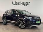 Opel Grandland X 1.2 PureTech Automaat met panoramisch dak!, Gebruikt, 1199 cc, Blauw, Leder