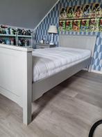 Bed met Velda Proflex lattenbodem en matras 200 x 90, 90 cm, Gris, Une personne, Enlèvement