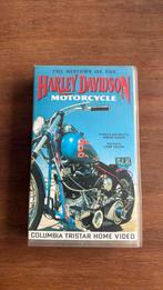 VHS the history of the Harley Davidson motorcycle van 1990, Ophalen of Verzenden, Zo goed als nieuw