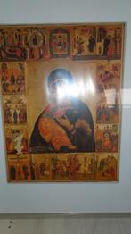 groot zwaar kader met glas prent icoon, Ophalen