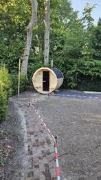 2,5M Barrel Sauna van licht, Scandinavisch grenenhout, Sport en Fitness, Sauna, Verzenden, Nieuw, Fins of Traditioneel, Complete sauna