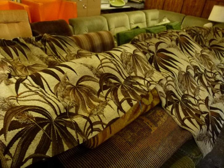vintage set gordijnen 70er jaren, Verzamelen, Retro, Huis en Inrichting, Ophalen