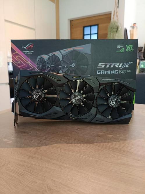 Gtx 1070Ti Asus ROG Strix 8gb, Computers en Software, Videokaarten, Zo goed als nieuw, Ophalen of Verzenden