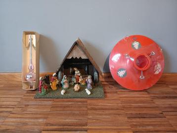 Vintage kerstsetje beschikbaar voor biedingen