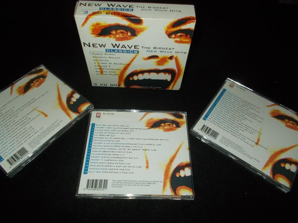 3 CD Box NEW WAVE Classics, CD & DVD, CD | Rock, Utilisé, Alternatif, Enlèvement
