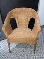 4 chaises en rotin, parfait état, Maison & Meubles, Enlèvement