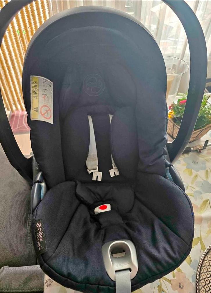 Cybex Autostoeltje met Newborn Inzet, Kinderen en Baby's, Autostoeltjes, Gebruikt, Overige merken, 0 t/m 13 kg, Autogordel of Isofix