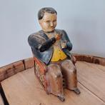 Zeer oude Tammany Bank spaarpot uit 1873 - J.E. Stevens, Ophalen of Verzenden, Gebruikt
